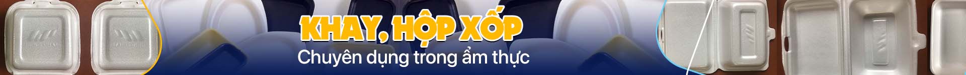 Khay, hộp xốp